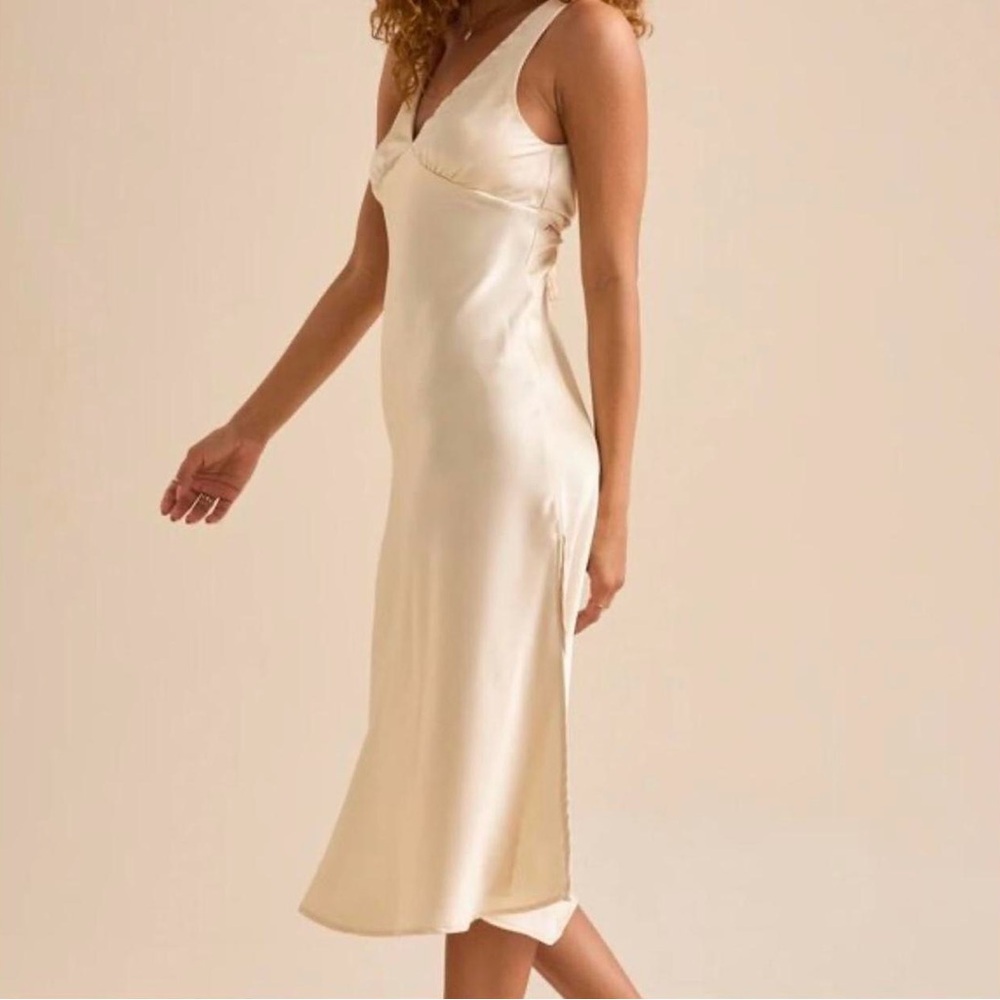 Altar'd State Champagne Midi Dress